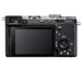 Sony A7C II compact mirrorless camera in Black and Silver for professional photography and video in UAE