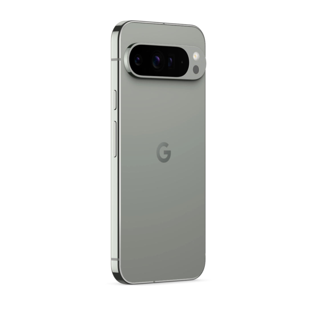 Google Pixel 9 Pro XL in Hazel color with 42MP front camera, 120Hz display, and advanced AI features for tech enthusiasts in UAE