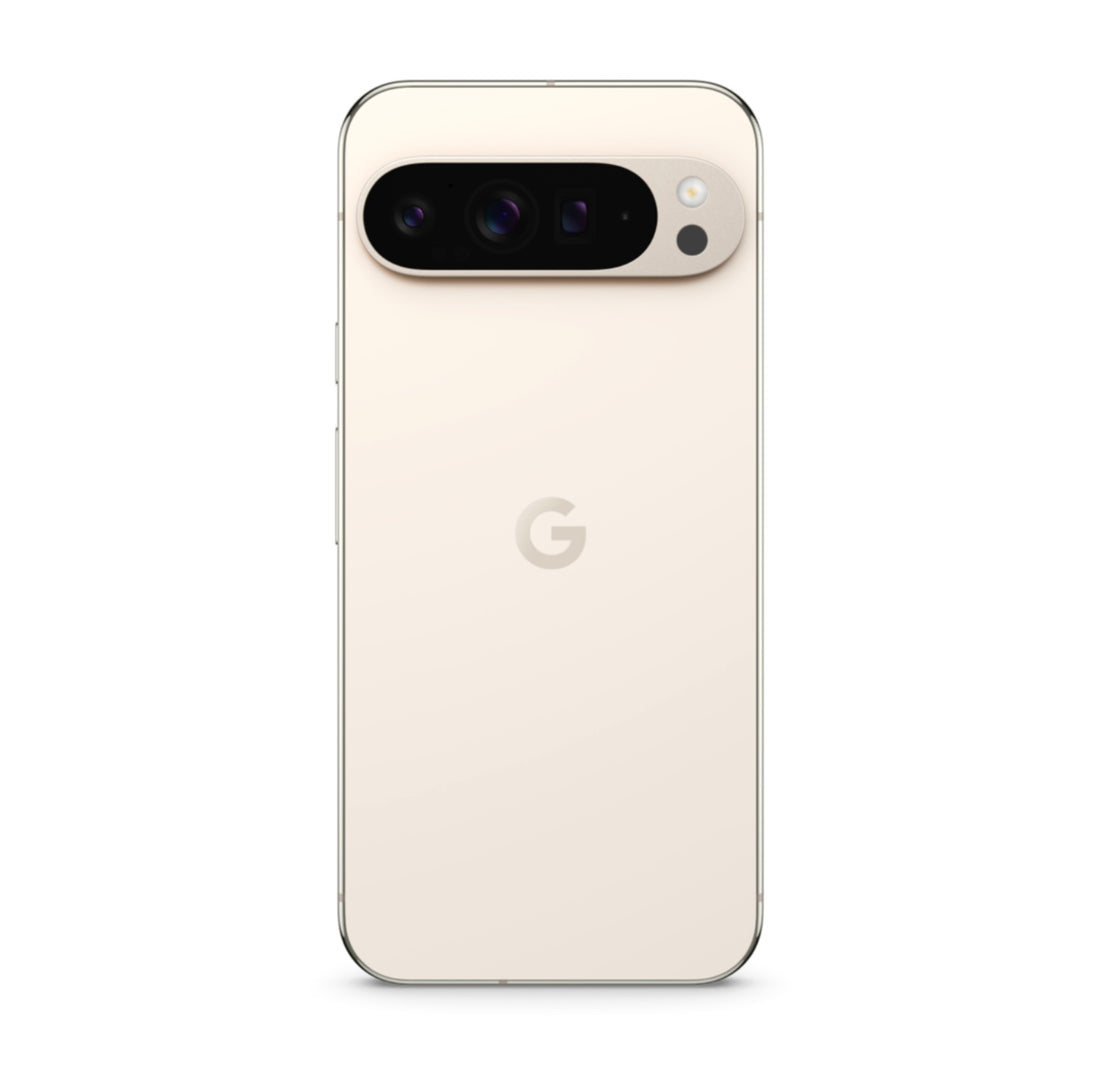 Google Pixel 9 Pro XL in Porcelain color with 6.8-inch Super Actua display and 5x optical zoom for stunning photography in Dubai