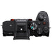 Top view of Sony ILCE-7M4 Alpha a7 IV Mirrorless Camera showing control dials and buttons