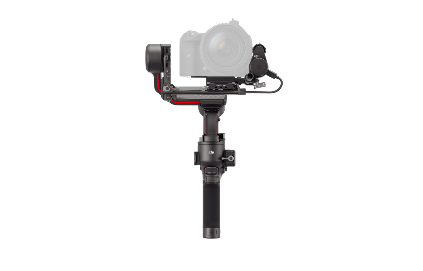 DJI RS 3 Combo with a camera mounted front, ready for professional video recording