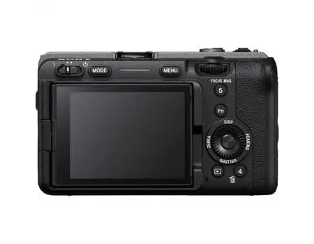 Sony FX30 with 4K video recording, advanced autofocus, and 5-axis stabilization