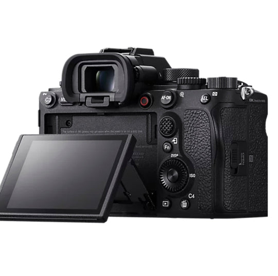 The Sony Alpha 1 Digital Camera Body alongside included accessories such as the battery, charger, neck strap, and user manual.