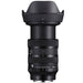 Sigma 24-70mm F2.8 DG DN II Art lens with the included lens hood attached, ready for use.