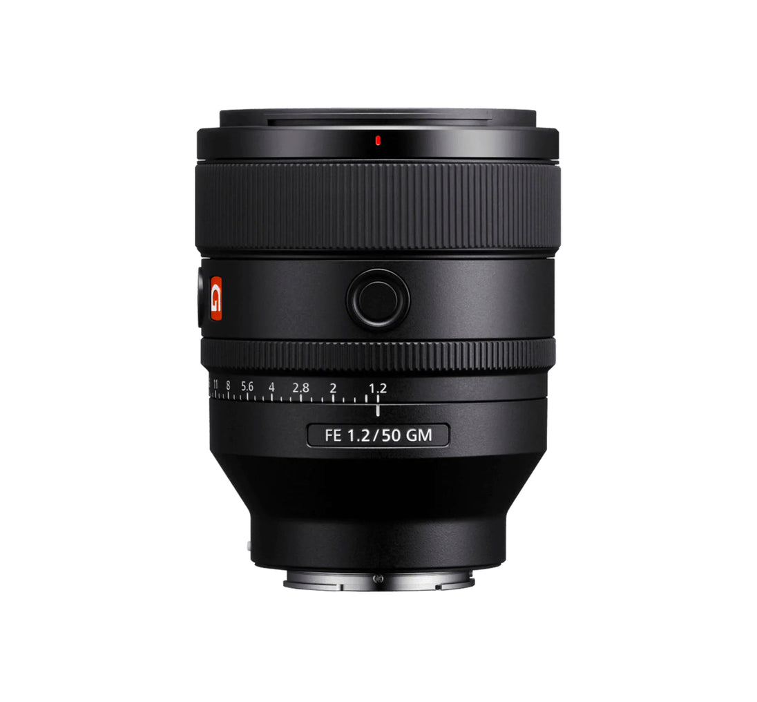 Sony FE 50mm F1.2 GM lens front view